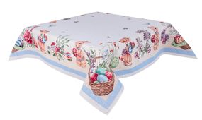 Скатертина гобеленова EASTER BEE Limaso, 137х137, Квадратна, Великодній, Без люрексу, 75% поліестер, 22% бавовна, 3% акрил, Гобелен