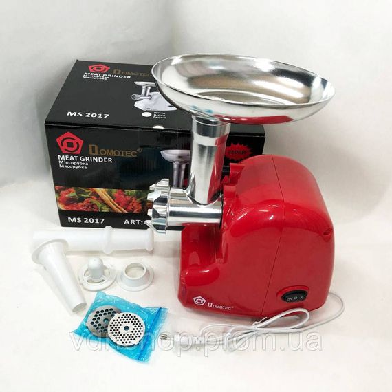 Мясорубки профессиональные Domotec, Мясорубки с соковыжималкой и шинковкой, Мясорубка 2000 вт LP-40 | Зображення 8