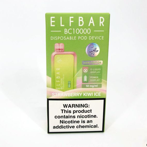 Elf Bar BC10000 смак Полуниця Ківі (Strawberry Kiwi Ice) (ws25661) | Зображення 5