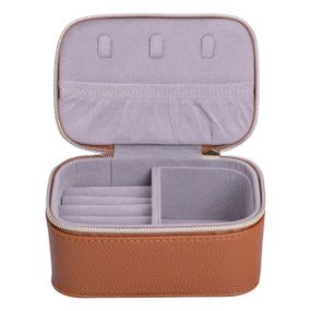 Скринька для прикрас з еко шкіри на блискавці міні органайзер для ювелірних виробів HP-5-26BR
