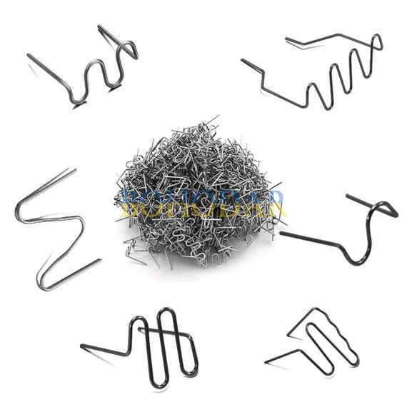 Скоба KRAFTTEX RS28 1000 штук Велика хвиля 0.8 мм для гарячого степлера термостеплера для пайки зварки пластика Авто Мото Польща! | Зображення 5