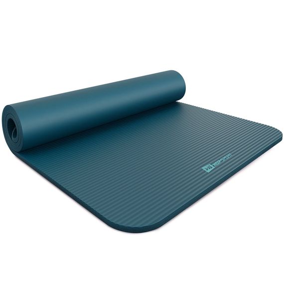 Коврик для йоги Hop-Sport HS-NB016GM NBR 1,5см темний морський | Зображення 5