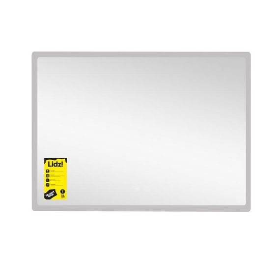 Дзеркало Lidz Orion (OR2) 800х600 з LED-підсвічуванням Touch, з антизапотіванням, з димером, рег. яскравості LDOR80060049294 | Зображення 2