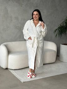 Женский махровый халат батал (3203/3) 3XL
