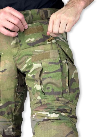 Тактичні штани RAPTOR PRO Gen. 2 з наколінниками та еластичними вставками (вогнетривкі) Мультикам 48/5 | Зображення 9