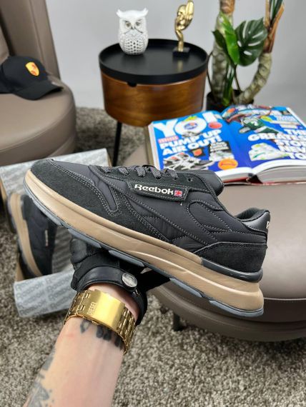 Чоловічі кросівки R3eebok Classic Black Brown Grey , В'єтнам A4233 46