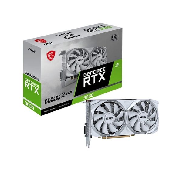Видеокарта MSI GeForce RTX 3050 8GB GDDR6 VENTUS 2X XS WHITE OC 912-V809-4401 | Зображення 4