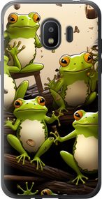 Чехол на Samsung Galaxy J2 2018 Жабки "5656u-1351-17620"