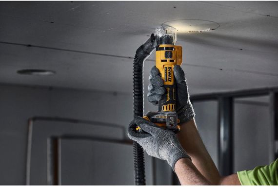 Акумуляторний фрезер для вирізання гіпсокартону DeWALT DCE555N | Зображення 6