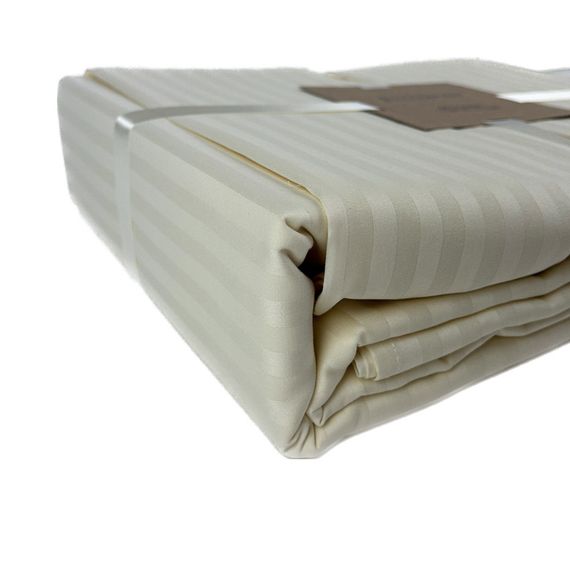 Комплект постільної білизни SoundSleep Stripe Beige сатин-страйп євро 200х220 см бежевий (2251736512017) | Зображення 6
