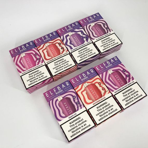 Elf Bar RI3000 5%. Чорниця Апельсин (Blueberry Orange) | Зображення 4