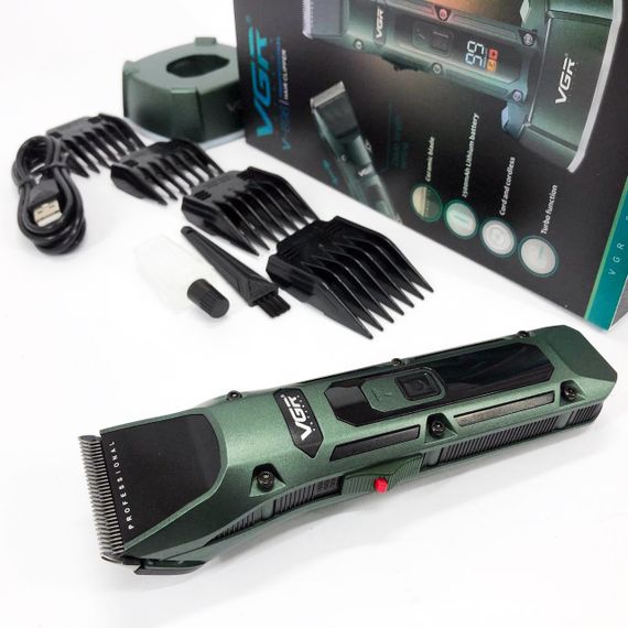 Машинка для стрижки волос с профессиональными ножами VGR, Моющаяся машинка для стрижки VB-98 | Зображення 5