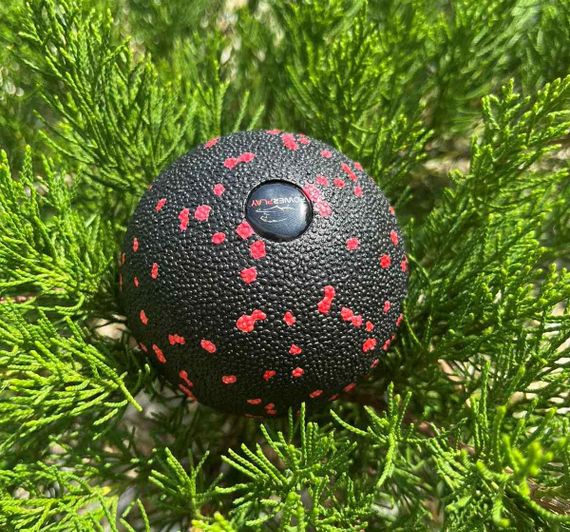 Массажный мяч Паверплей PP-4350 Epp Massage Ball (d8) Черный/Красный | Зображення 4