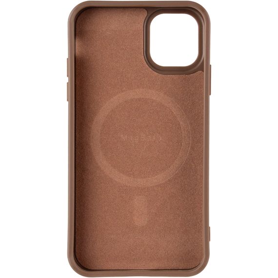 TPU чохол Carbon Protective with Magnetic Fit для Apple iPhone 12 Pro / 12 (6.1") Coffee | Зображення 2