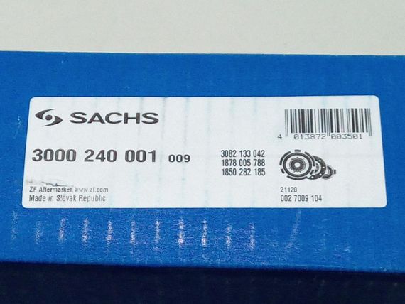 Зчеплення в зборі ВАЗ 2101, SACHS (3000 240 001) (2107-1601000) | Зображення 1