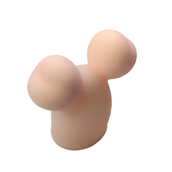 Насадка на вібратор "MICKEY", пудровий колір sexstyle | Зображення 1