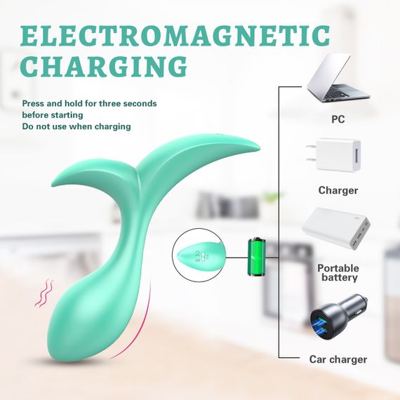 Анальний вібратор Every Night Toys Sally з дистанційним керуванням, бірюзовий, 10 режимів вібрації sexstyle | Зображення 5