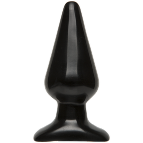 Анальна пробка Doc Johnson Smooth Classic Large - Black, макс. діаметр 5,7 см