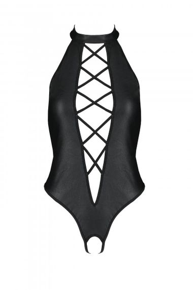 Боди c открытым доступом Passion Nancy Body Черный L/XL | Зображення 2