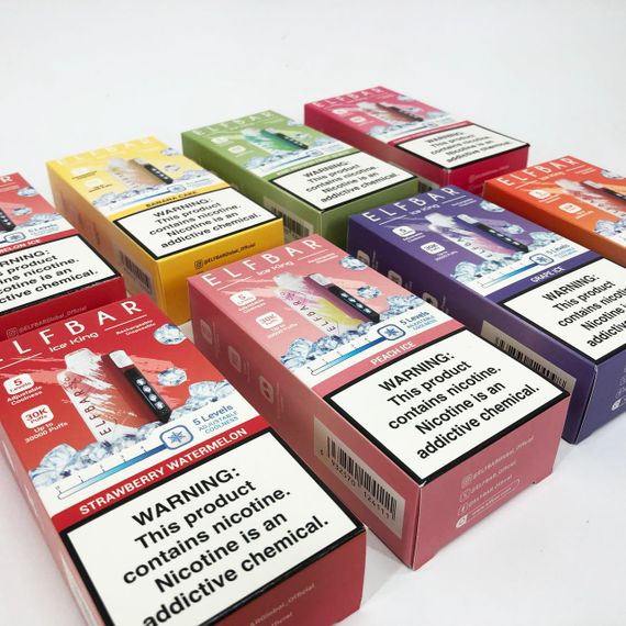 Elf Bar Ice King 30000. Полуниця Кавун (Strawberry Watermelon) | Зображення 4