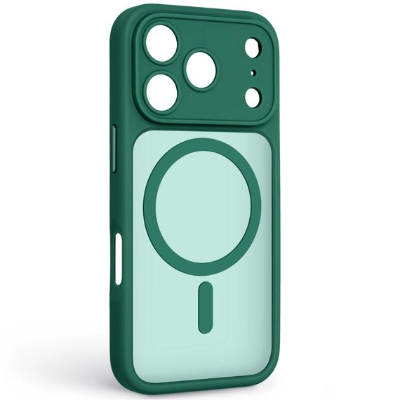 Чохол до мобільного телефона Armorstandart Lush MagCase Apple iPhone 17 Pro Dark Green (ARM87491) | Зображення 1
