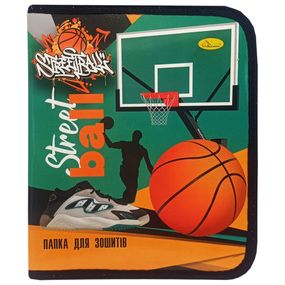 Папка для тетрадей на молнии "StreetBall dank test" АП-1001-4