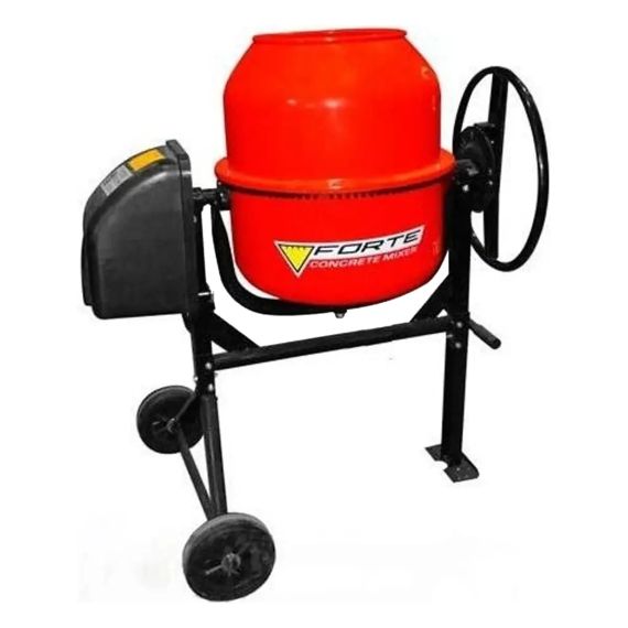 Бетонозмішувач FORTE EW2125P, бак 125л, готова суміш 95л, 550Вт