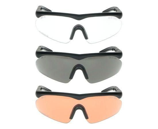 Очки баллистические Swiss Eye Raptor Black Тактические очки Очки тактические военные Очки со сменными линзами