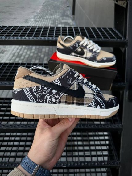 Кросівки Nike SB Dunk Low x Travis Scott Cactus Jack кемел | Зображення 6