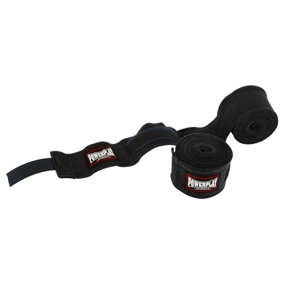 Бинти для боксу PowerPlay 3046 Чорні NYLON (3м) | Зображення 1