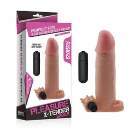Насадка на член з вібрацією Pleasure X-Tender Vibrating Penis Sleeve #2 Sex Aura