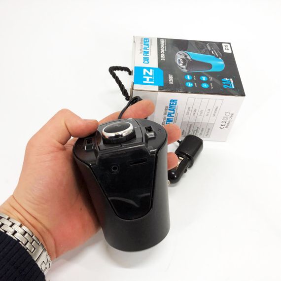 Автомобільний FM-трансмітер модулятор HZ FM MOD H26+BT (BX6) живлення від прикурювача з Bluetooth | Зображення 2