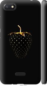 Чохол на Xiaomi Redmi 6A Чорна полуниця "3585m-1531-24368"
