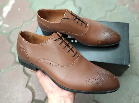 Стильні та зручні туфлі броги рудого кольору Ikos 41 розмір | Зображення 2