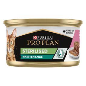Вологий корм для стерилізованих котів з лососем та тунцем Purina Pro Plan Sterilised 85 гр