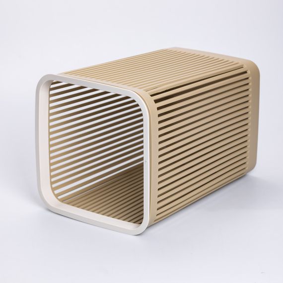 Кошик для сміття пластиковий в офіс для паперу 22×22×30 (см) кошик під сміття 8 (л) відро для сміття Коричневий HP-45-9OL | Зображення 3