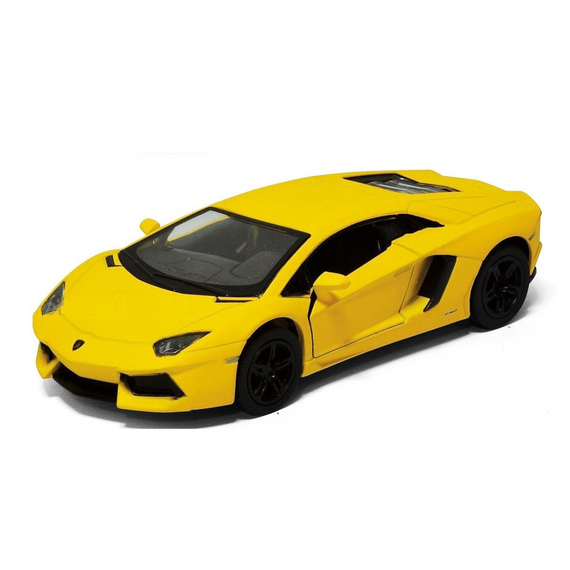 Автомодель легковая LAMBORGHINI AVENTADOR LP 700-4, 5'' KT5355W, 1:38 Желтый