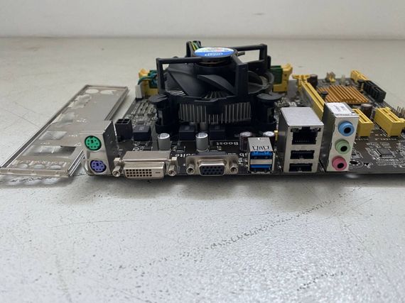 Комплект: материнська плата Asus H81M-K / Intel Core i5-4570 (4 ядра по 3.2 - 3.6 GHz) / 8GB DDR3 / Intel HD Graphics 4600 / Socket LGA1150 / Кулер BOX б/в + Подарунок Розумна інтерактивна зубна щітка Colgate Connect M1 / Bluetooth | Зображення 1