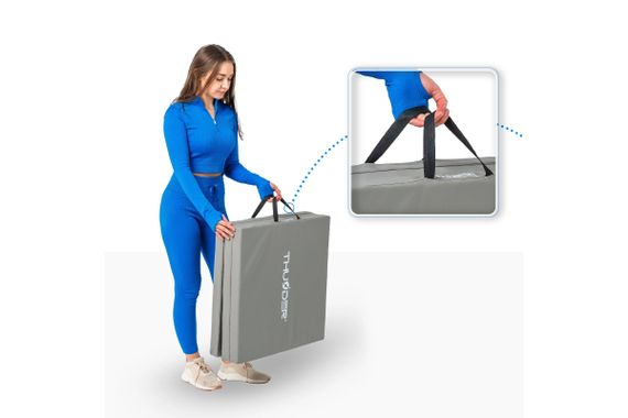 Матрац гімнастичний THUNDER MG-02, 180 х 60 х 5 см, сірий (MG-02-GREY) | Зображення 3