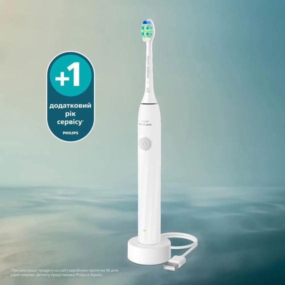 Електрична зубна щітка Philips Sonicare HX4021/01 (серія 2100) White | Зображення 2