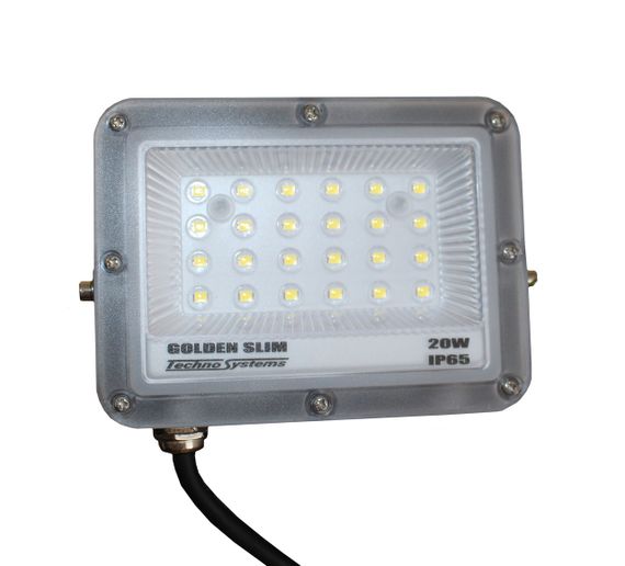 Прожектор LED 20W GOLDEN Slim 220V 2200Lm 6500K IP65 Ny95000991 | Зображення 5