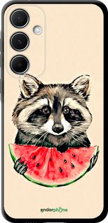 Чохол на Samsung Galaxy A55 Єнотик з кавуном "4605b-3617-2448"