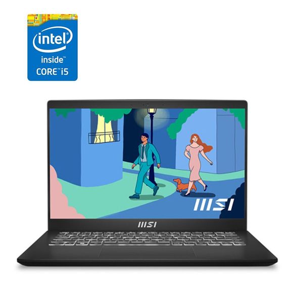 Ультрабук MSI Modern 14 C12M-032US / 14" (1920x1080) IPS / Intel Core i5-1235U (10 (12) ядер по 3.3 - 4.4 GHz) / 8 GB DDR4 / 480 GB SSD / Intel Iris Xe Graphics / WebCam б/в