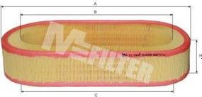 Фільтр повітряний MB 124 (вир-во M-Filter) MFILTER A339 на MERCEDES-BENZ седан (W124)