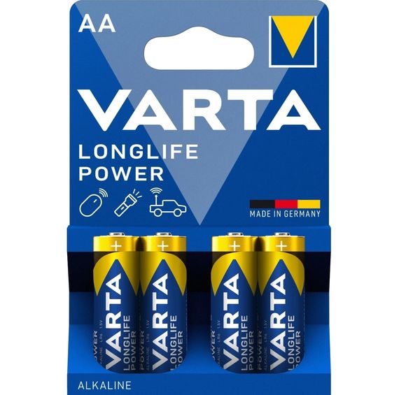 AA VARTA HIGH ENERGY/LONGLIFE POWER BLI 4 ALKALINE Батарейка
