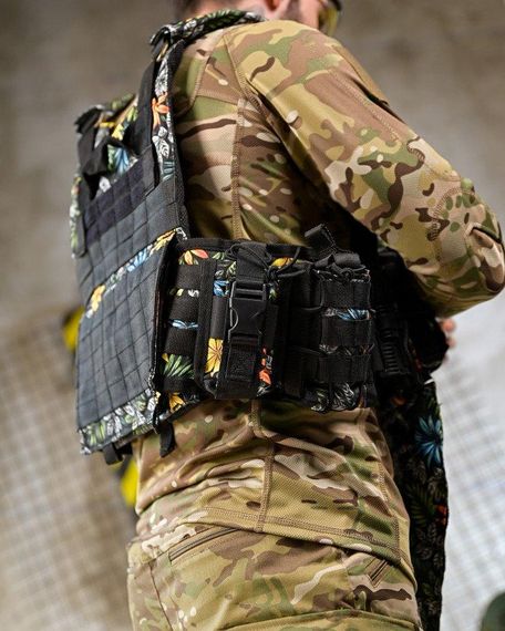 Плитоноска 4 швидких скидань з напашником NETFLIX VTM   ПП4638 | Зображення 4