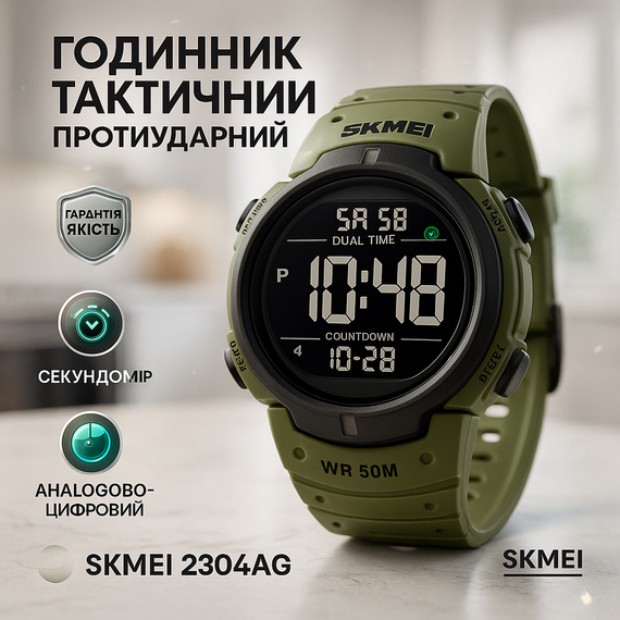 Годинник Спецназ SKMEI, Спеціальний годинник для військової операції Спортивно-тактичний ER-54
