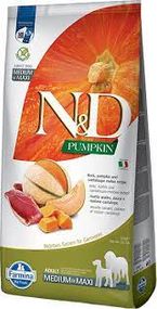Сухий беззерновий корм Farmina Pumpkin Duck & Cantaloupe Adult Medium & Maxi для собак середніх та великих порід з качкою та динею 12 кг. 12 кг