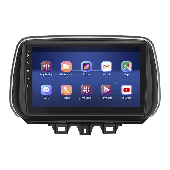 Штатная магнитола Lesko для Hyundai Tucson III Рестайлинг 2018-2021г 10" 2/32Gb 4G Wi-Fi GPS Top Хюндай Туксон