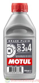 Гальмівна рідина Motul DOT 3&4 500мл.